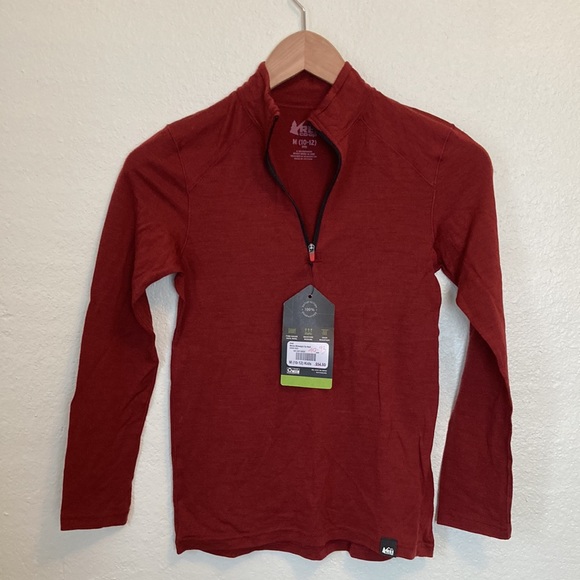 REI Other - NWT REI Coop Merino base layer, 1/4 zip, kids M (10-12)